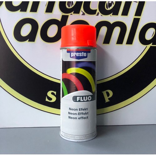 Presto Neon Efekt Florasan Fosforlu Turuncu 400 ml RAL2007