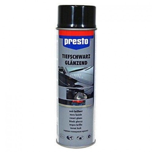 Presto Parlak Siyah Sprey Boya 500ml 