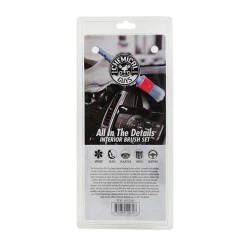 Chemical Guys İç Detay Fırça Seti - All In The Details Brushes Interior - 3 Adet Fırça