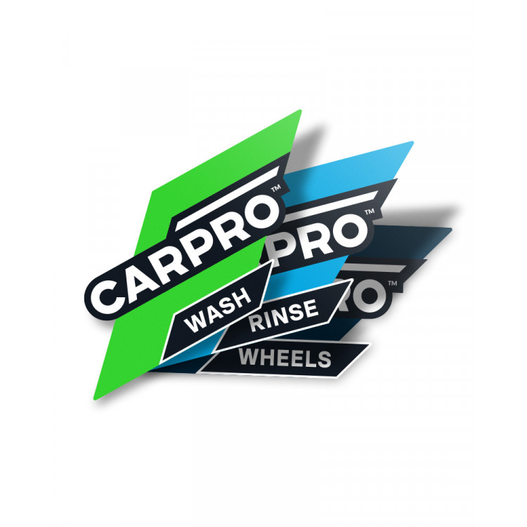CarPro Deyalı Yıkama Kovası Çıkartma Seti – 3 adet CarPro Etiket