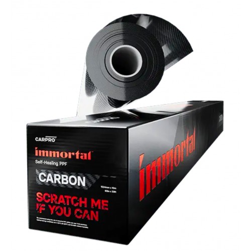        CARPRO Immortal™ CARBON – Karbon Desenli PPF (Alifatik TPU) Boya Koruma Filmi – 1.52m x 2m