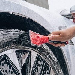 Maxshine Soft Grip Lastik Temizleme Fırçası-Kısa Saplı Maxshine Soft Grip Lastik Temizleme Fırçası-Kısa Saplı