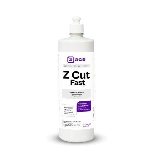  Zacs Z CUT FAST – Hızlı Hare Giderici ve Tek Adım Parlak Finish Pastası– 1 Litre