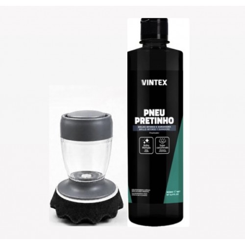VİNTEX Pneu Pretinho – Siyah Lastik Parlatma Seti ( 2 Adet Ürün )