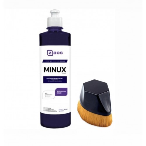 Zacs Minux – Jet Lastik Parlatıcı ve Koruyucu – 500ml + Lastik Parlatma Aparatı
