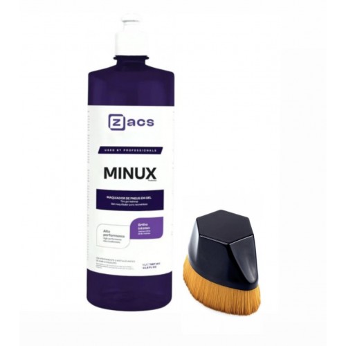 Zacs Minux – Jet Lastik Parlatıcı ve Koruyucu – 1Litre + Lastik Parlatma Aparatı