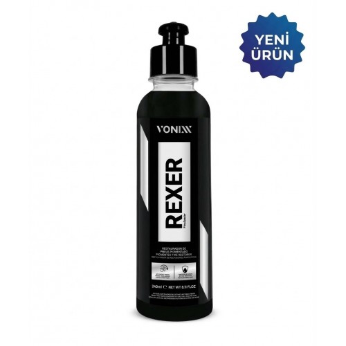 Vonixx REXER – Siyah Pigmentli Lastik Parlatıcı 240ml