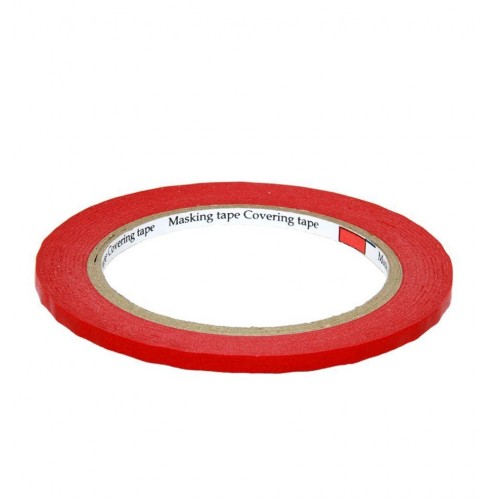  CarPro Masking Tape – 5mm x 40metre Profesyonel Maskeleme Bandı Kırmızı - 1 Adet