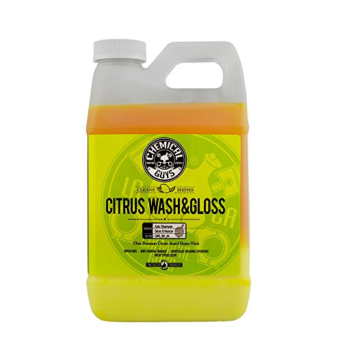                                                                  Chemical Guys Citrus Wash and Gloss -  Extra Parlak Narenciye Kokulu ve Konsantre Oto Yıkama Şampuanı - 1,89 Litre