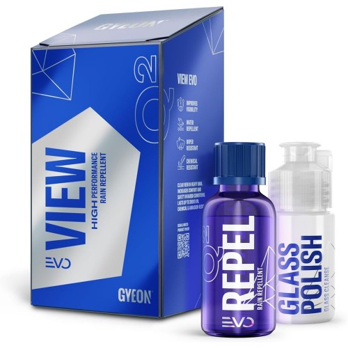 GYEON Q² View EVO Cam Su İtici Yağmur Kaydırıcı Seramik Kaplama - 20 ml