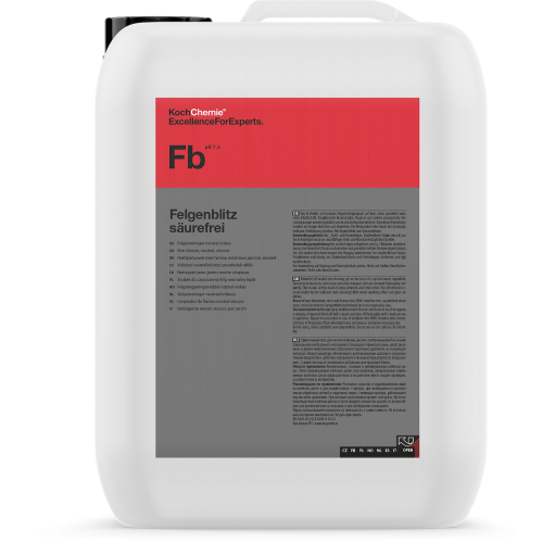 Koch Chemie Fb Demirtozu Temizleyici ( Felgenblitzsäurefrei ) - 5kg 