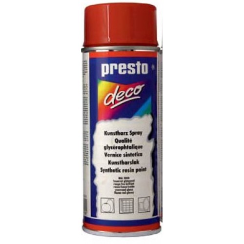 Presto RAL3000 Kırmızı Sprey Boya 400 ml ( 1 Adet Ürün )