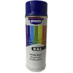 Presto RAL5002 Ultra Marin Mavi Sprey Boya 400 ml ( 1 Adet Ürün )