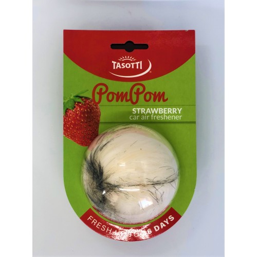                                                                            Tasotti Pom Pom Strawberry (Çilek Aromalı Askı koku)
