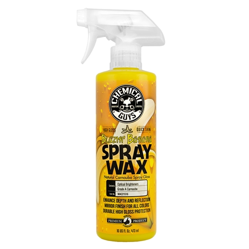  Chemical Guys Blazin Banana Spray Wax - Sprey Cila 473ml ( Muz Kokulu & Carnauba Wax )
