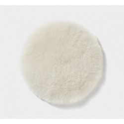 Ufs  160 mm PATCHWORK Beyaz Merino Pasta Keçesi   ( Tüy Boyu 25 mm ) 