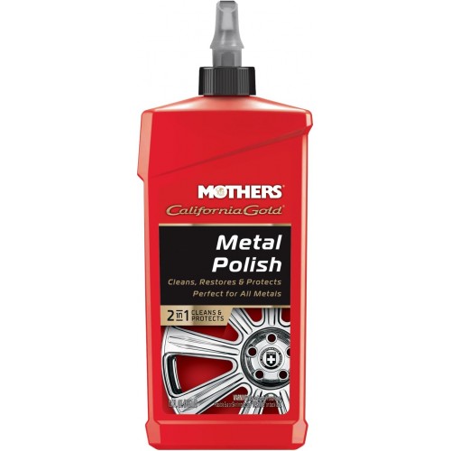 Mothers® California Gold® Metal Polish – Alüminyum & Metal Temizleyici ve koruyucu / 355ml