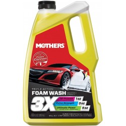 Mothers® 3X Triple Action Foam Wash – Ph Nötr  Konsantre Güçlü Köpüklü Ön Yıkama Şampuan / 2.957 Litre